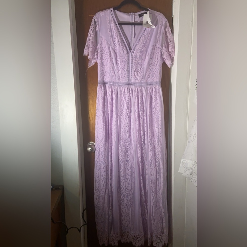 Lavender Lace Dress